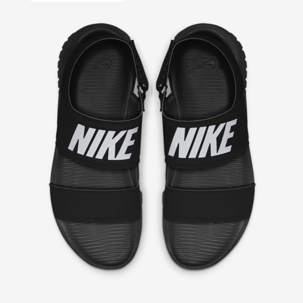 NEW WOMENS NIKE TANJUN SANDALS SZ 6 7 8 CUTE BLACK STYLE 882694001 AUTHENTIC - Picture 16 of 16